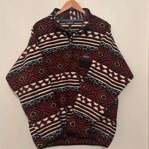 Patagonia Synchilla Fleece with Geometric Patterns